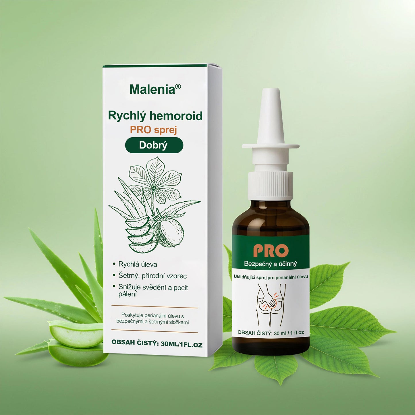 🎁Malenia® Rychlý sprej proti hemoroidům PRO