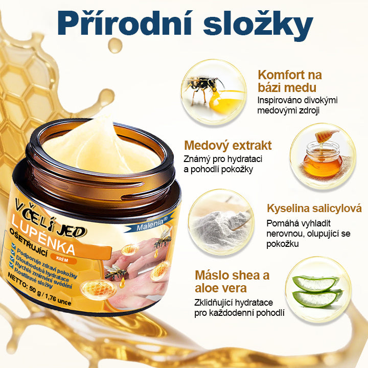 🔥Malenia® Krém na léčbu psoriázy BeeVenom
